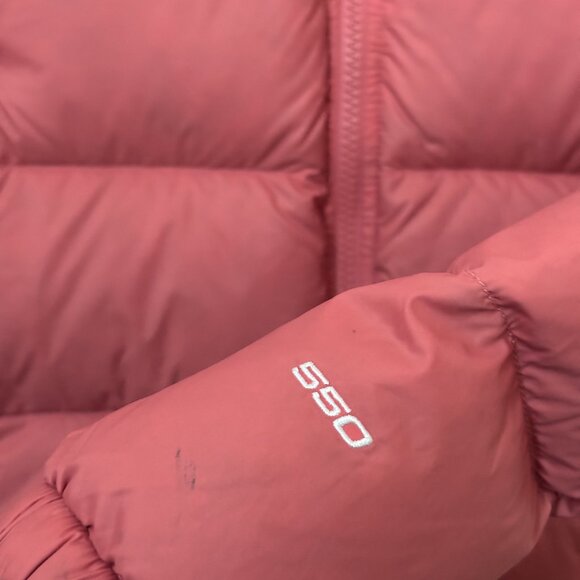 Soft Pink North Face Puffer Jacket 550 - Picture 6 of 7
